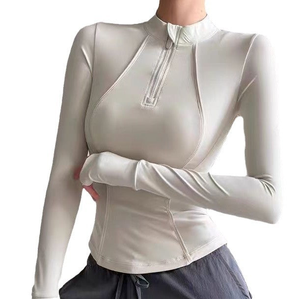 Womens Yoga Fitness Long Sleeve Top