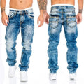 Straight Leg Denim Pants for Men